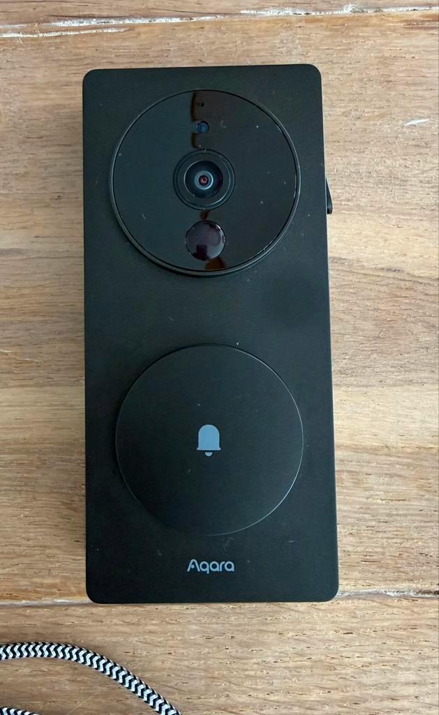 Aqara G4 met gong en adapter. (Homekit compatible), Huis en Inrichting, Deurbellen, Zo goed als nieuw, Ingebouwde camera, Compatibel met smartphone