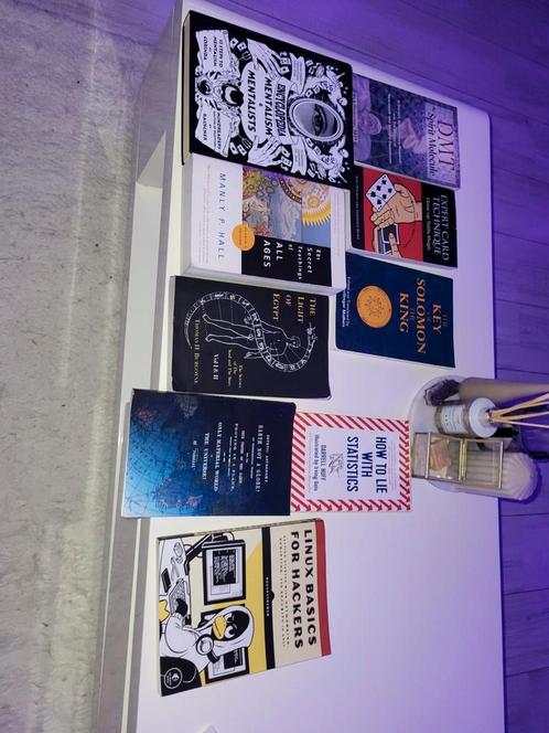 Boeken o.a. MANLY P. Hall, Darrell Huff, OccupyTheWeb etc.., Boeken, Overige Boeken, Zo goed als nieuw, Ophalen