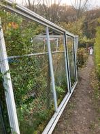 Aluminium  schuifpui wit, Doe-het-zelf en Verbouw, Glas en Ramen, Ophalen of Verzenden, Gebruikt, 160 cm of meer, Glasplaat