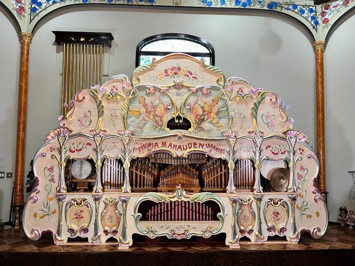 Zeldzaam Mahauden dansorgel met 80 toetsen uit 1905, Muziek en Instrumenten, Draaiorgels, Gebruikt, Ophalen