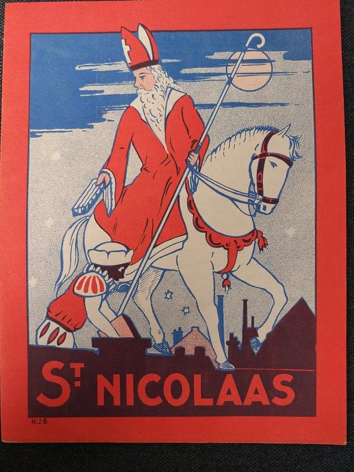 Oud Sinterklaas prentenboek, Diversen, Sinterklaas, Gebruikt, Ophalen of Verzenden
