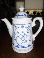 Saksisch blue winterling koffie-theepot, Antiek en Kunst, Ophalen of Verzenden