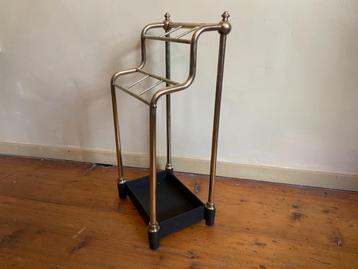 art deco 1930 Paraplubak Messing Paraplustandaard Frans beschikbaar voor biedingen