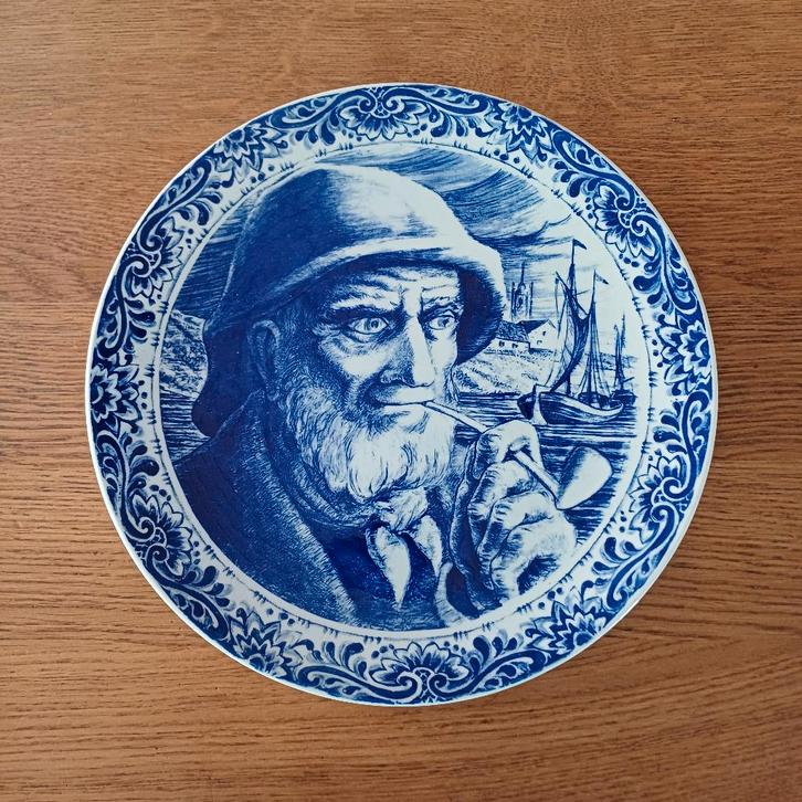 Wandbord Boch La Louvières Zeeman, Antiek en Kunst, Antiek | Wandborden en Tegels, Ophalen of Verzenden