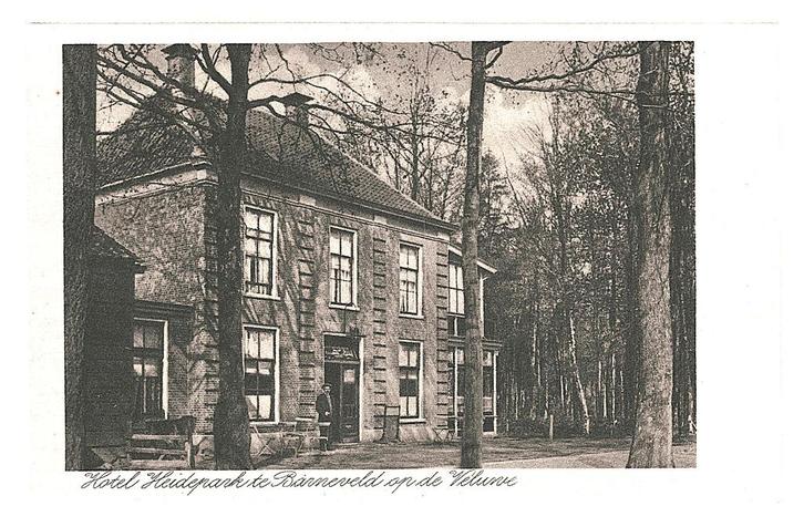 977305 Barneveld Gld Hotel Heidepark Leuke oude kaart onbesc, Verzamelen, Ansichtkaarten | Nederland, Ongelopen, Gelderland, Ophalen of Verzenden