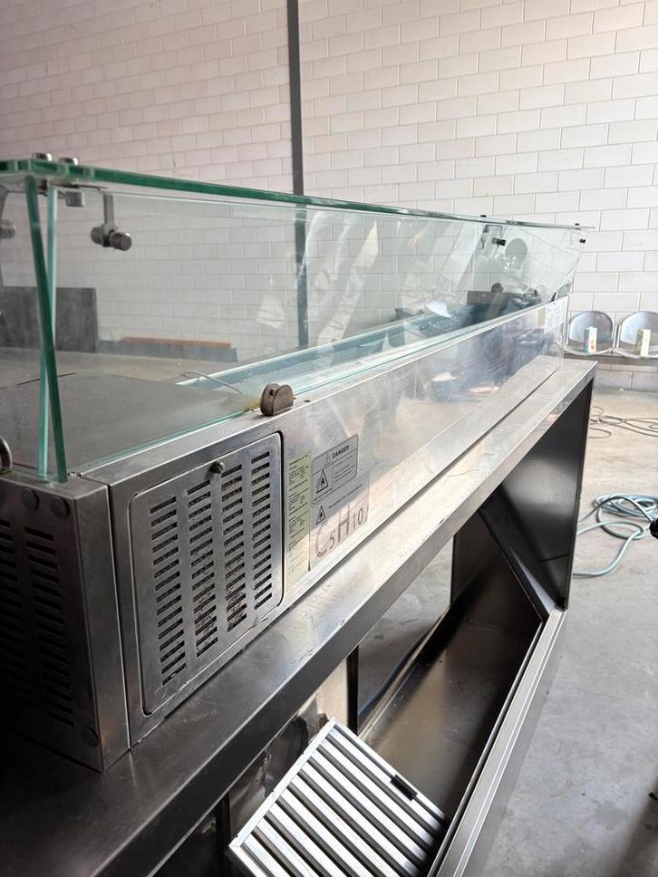 Combisteel Gekoelde opzetvitrine, Huis en Inrichting, Keuken | Keukenbenodigdheden, Ophalen