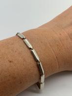 T885 Prachtige zilveren Fossil armband, Ophalen of Verzenden, X, Zilver, Zilver