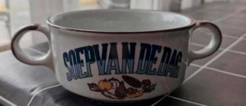 Soepkom Soep van de Dag, Huis en Inrichting, Keuken | Servies, Zo goed als nieuw, Kom(men), Overige stijlen, Ophalen of Verzenden