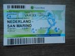 Voetbalticket Nederland - San Marino 2-9-2011, Ophalen of Verzenden, Gebruikt, Overige binnenlandse clubs, Overige typen