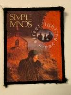 Simple Minds street fighting Years vintage patch embleem pop, Verzamelen, Gebruikt, Ophalen of Verzenden
