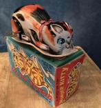 Antieke blikken Wonder Kitty met mechanisme in doos, Antiek en Kunst, Ophalen of Verzenden