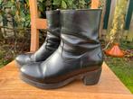 Zwarte leren Shabbies laarzen, mt 38, Hoge laarzen, Shabbies, Zwart, Ophalen of Verzenden