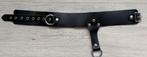 Leren collar met extra ring, Hobby en Vrije tijd, Kostuums, Theaterbenodigdheden en LARP, Verzenden, Gebruikt, Overige typen