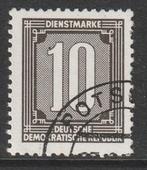 DDR 1956 2 Dienst 10p, Gest, Ophalen of Verzenden, DDR, Gestempeld