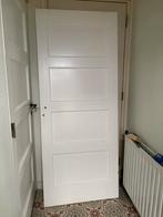 jaren 30 Vier vaks paneeldeur 201x82,5cm, Doe-het-zelf en Verbouw, Deuren en Horren, Ophalen, Gebruikt, 80 tot 100 cm, Binnendeur