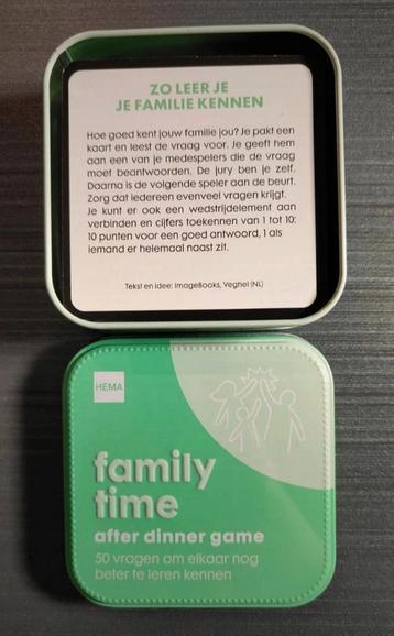 Family time after dinner game, Hema beschikbaar voor biedingen