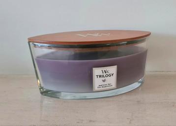 Woodwick Trilogy | Amethyst Sky | Elipse Geurkaars  beschikbaar voor biedingen