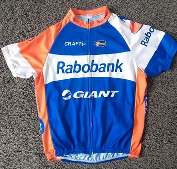 Rabobank wielershirt mt XL (valt als L) beschikbaar voor biedingen