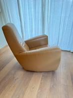 Label Longa, lederen fauteuils, 2 stuks, Huis en Inrichting, Fauteuils, Ophalen, Tijdloos design, Gebruikt, 75 tot 100 cm