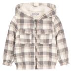 Gaaf geruit fleece Dirkje jongens jack met teddy maat 92, Dirkje, Nieuw, Ophalen of Verzenden, Jongen