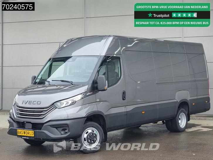 Iveco Daily 35C18 3.0L Automaat L3H2 180PK Dubbellucht 3,5t, Auto's, Bestelauto's, Bedrijf, Te koop, Achteruitrijcamera, Airconditioning