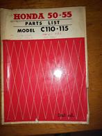 Honda 50-55 parts list c110 c115, Ophalen, Nieuw