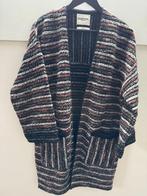 Essentiel Antwerp - Wollen kimono vest, Maat 38/40 (M), Zwart, Ophalen of Verzenden, Zo goed als nieuw