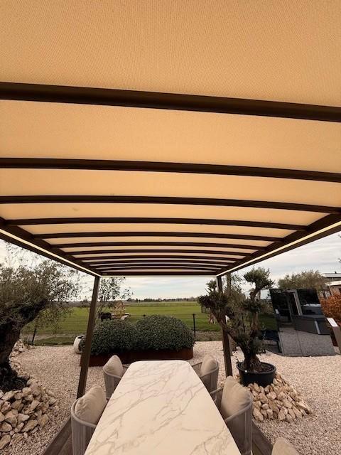 Corradi | Butterfly | Overkapping | Vouwdak, Tuin en Terras, Overkappingen, Gebruikt, Veranda, Ophalen