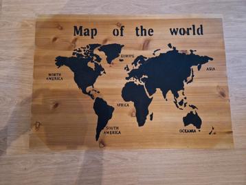 Houten schilderij beschikbaar voor biedingen