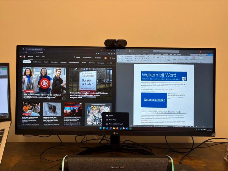 LG 34” UltraWide Full HD IPS Monitor (Model: 34WP500-B), Computers en Software, Monitoren, Zo goed als nieuw, 61 t/m 100 Hz, HDMI