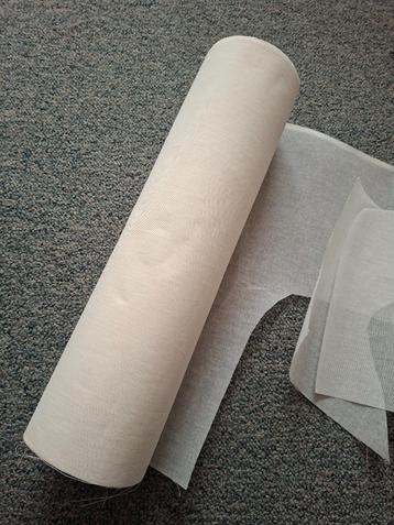  Thermogaze 40cm/25mtr, materiaal voor machinaal borduren beschikbaar voor biedingen