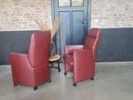 Leolux  Fauteuils 2 stuks, Leolux, Leolux, Minder dan 75 cm, Leer