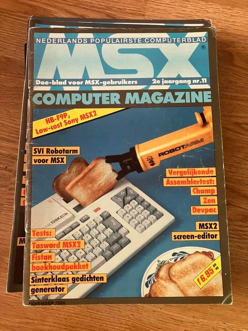 MSX DOS Computer Magazine 13x, Boeken, Informatica en Computer, Gelezen, Vakgebied of Industrie, Ophalen of Verzenden