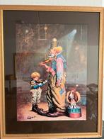 Clown afbeelding in lijst - Nostalgisch kunstwerk, Ophalen