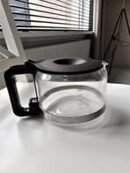 douwe egberts glazen koffie/kan/hoog 12.8 cm/diameter 14 cm, Huis en Inrichting, Ophalen of Verzenden, Gebruikt