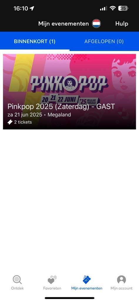 2x Zaterdagtickets 21 juni Pinkpop, Tickets en Kaartjes, Evenementen en Festivals, Twee personen