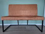 Eetkamerbank cognac (bruin) 130cm, Huis en Inrichting, Ophalen, Gebruikt, Bruin, Eén