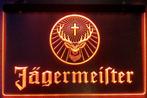 Jagermeister logo oranje led reclame ledlamp wanddeco, Verzamelen, Merken en Reclamevoorwerpen, Nieuw, Ophalen of Verzenden