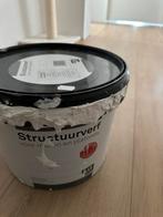 Witte Structuurverf van de Karwei, Doe-het-zelf en Verbouw, Verf, Beits en Lak, Minder dan 5 liter, Ophalen, Gebruikt, Verf