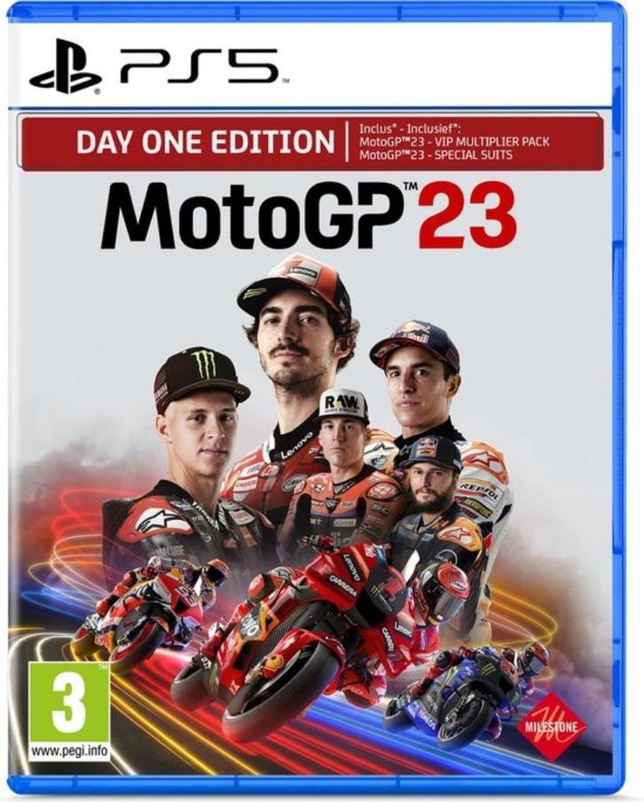 MotoGP 23 - Day One Edition - PS5, Spelcomputers en Games, Spelcomputers | Sony PlayStation 5, Nieuw, Ophalen of Verzenden