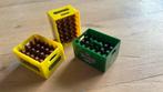 Heineken 3 x plastic openers in de vorm van een krat bier, Ophalen of Verzenden, Gebruikt, Flesopener, Heineken