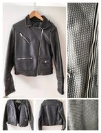 Lederlook damesjas, Ophalen of Verzenden, Zo goed als nieuw, Maat 38/40 (M), Zwart