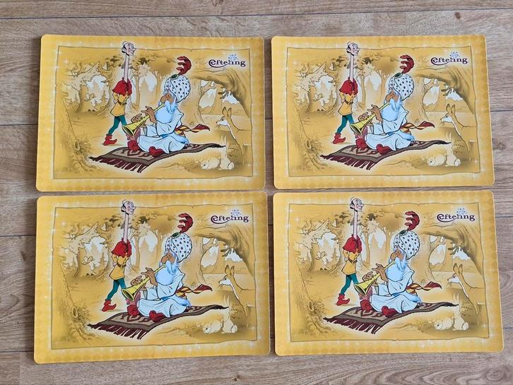 Vier Placemats Efteling, Verzamelen, Efteling, Zo goed als nieuw, Ophalen of Verzenden