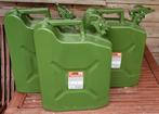 10 liter metalen jerrycans met pin vergrendeling, €10/st, Ophalen of Verzenden, Zo goed als nieuw