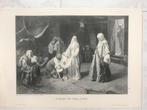 J. Nogales: Die heilige Casilda, 1896, or. gravure, 32x22cm., Antiek en Kunst, Kunst | Etsen en Gravures, Ophalen of Verzenden