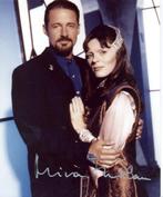 5 gesigneerde foto's van Mira Furlan uit Babylon 5 en Lost, Verzenden, Nieuw, Tv, Foto of Kaart