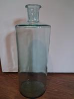 Hoge vaas van glas, zwaar, Ophalen, Minder dan 50 cm, Groen, Glas