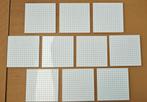 Lego 10 Witte/Tan/Dark Tan platen 16 x 16 (meerdere mogelijk, Lego, Ophalen of Verzenden, Zo goed als nieuw, Buitendams 503 3371bk