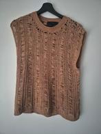 Bruin mouwloos shirt, Bruin, Zara, Maat 42/44 (L), Ophalen of Verzenden