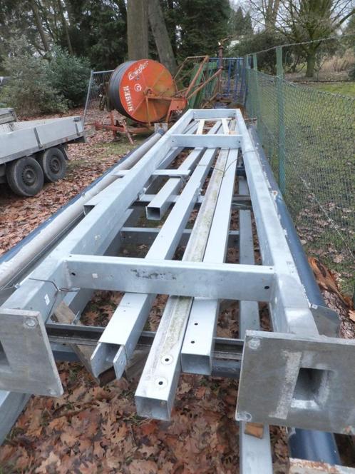 Lichtmast, zuil gegalv. voor verlichting of billboard (a7)3, Doe-het-zelf en Verbouw, Metalen, Zo goed als nieuw, IJzer, Ophalen